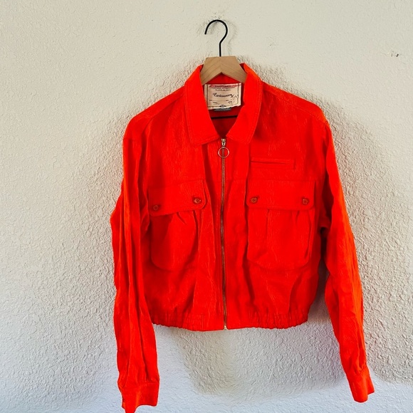 Anthropologie Cartonnier Eisenhower Jacquard Bomber Jacket - Picture 2 of 15